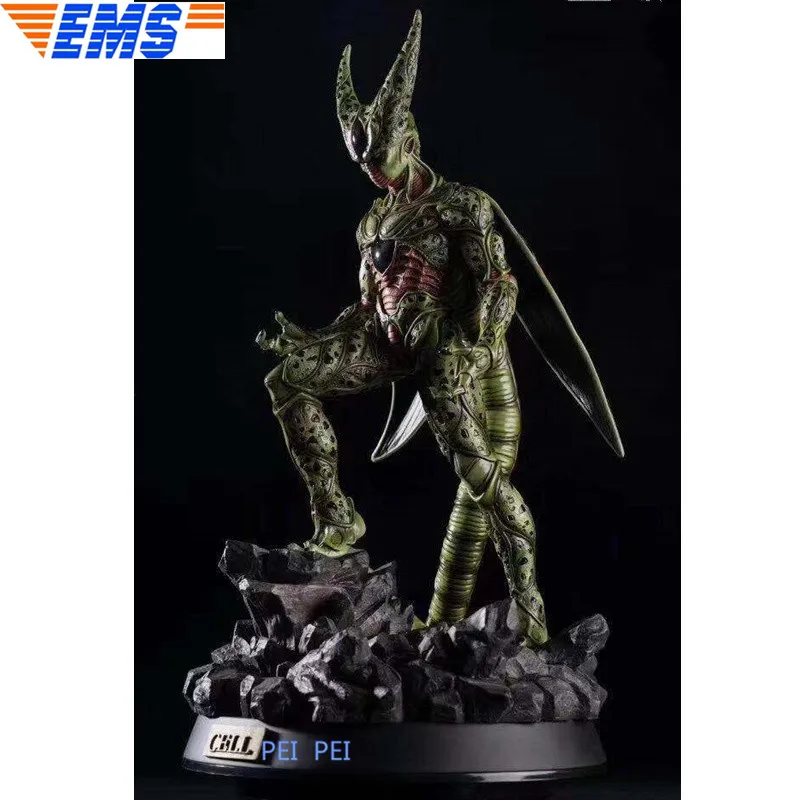 1" Статуя Dragon Ball Android Cell 1/6 полноразмерная портретная резиновая фигурка героя Коллекционная модель игрушечная коробка Q949 - Цвет: Белый