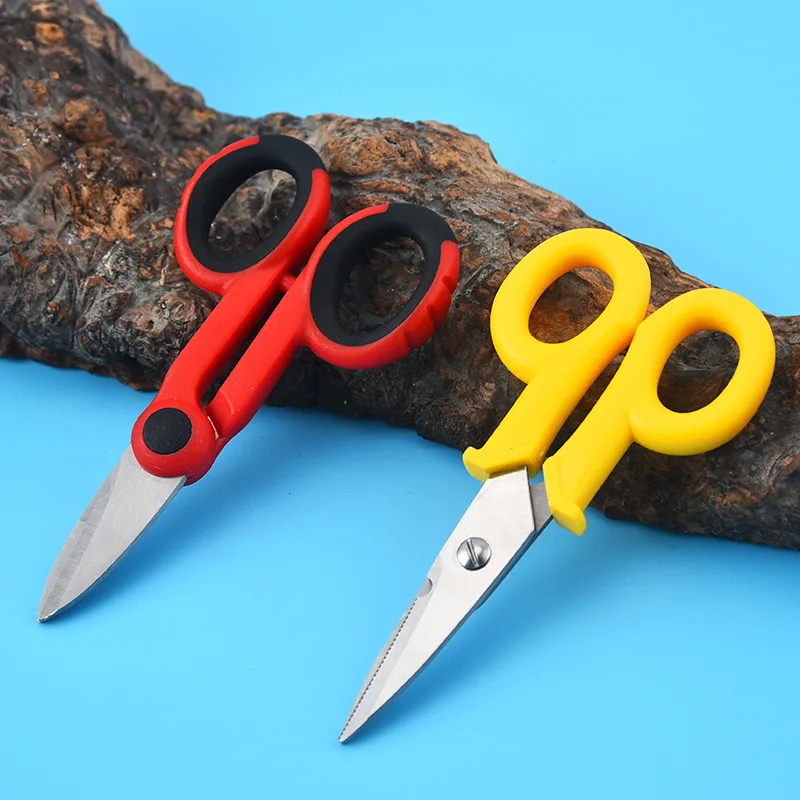 Liyset Tijeras para electricistas, tijeras del hogar de acero inoxidable, cortador de alambre de pelar, herramienta para cortar Cable|Tijeras| - AliExpress - Supermercado