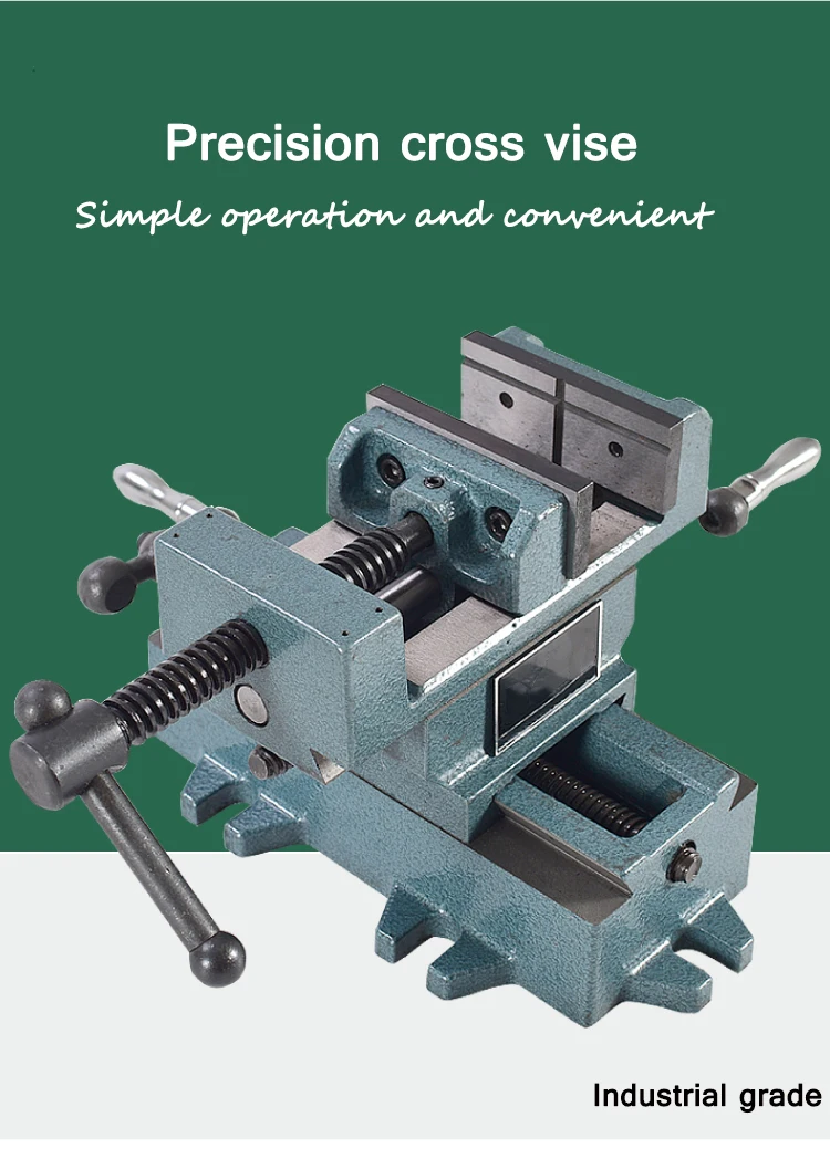 q97 Heavy-Duty Precision Cross-Nose Pliers Bench Vise Drilling Variable Milling