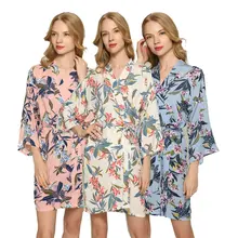 YUXINBRIDAL, новинка, хлопковый Халат, Свадебный халат, сексуальный халат с листьями, халат для женщин, подружек невесты, невесты, белый, голубой, одежда для сна