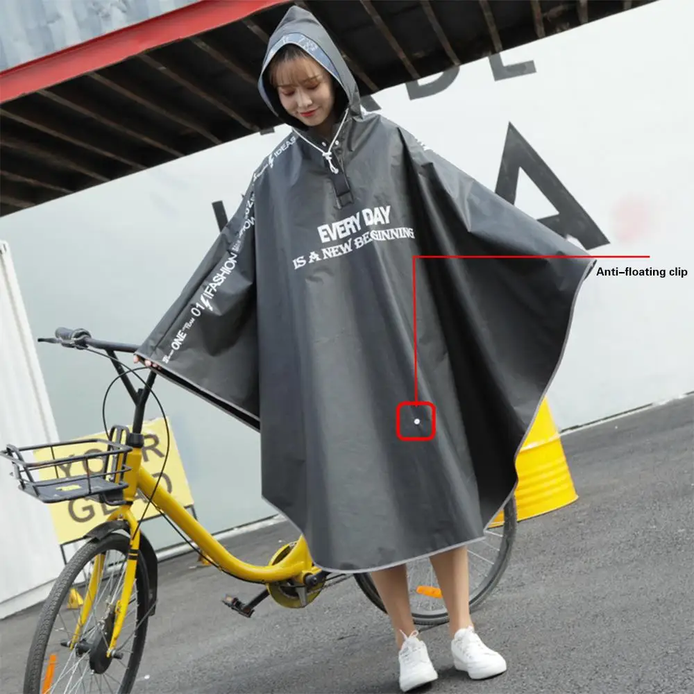 Waterproof Rainwear Adult Unisex Rain Gear Hiking Outdoor Hooded Raincoat Emergency EVA Camping Poncho Convenient Transparent | Дом и сад