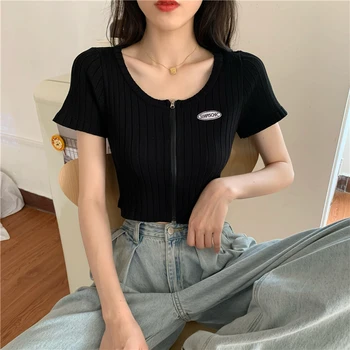 

Women's T-shirts Tops Japanese Kawaii Ladies Ulzzang Casual Retro Ins Letter T-shirt Female Korean Harajuku Clothes For Women