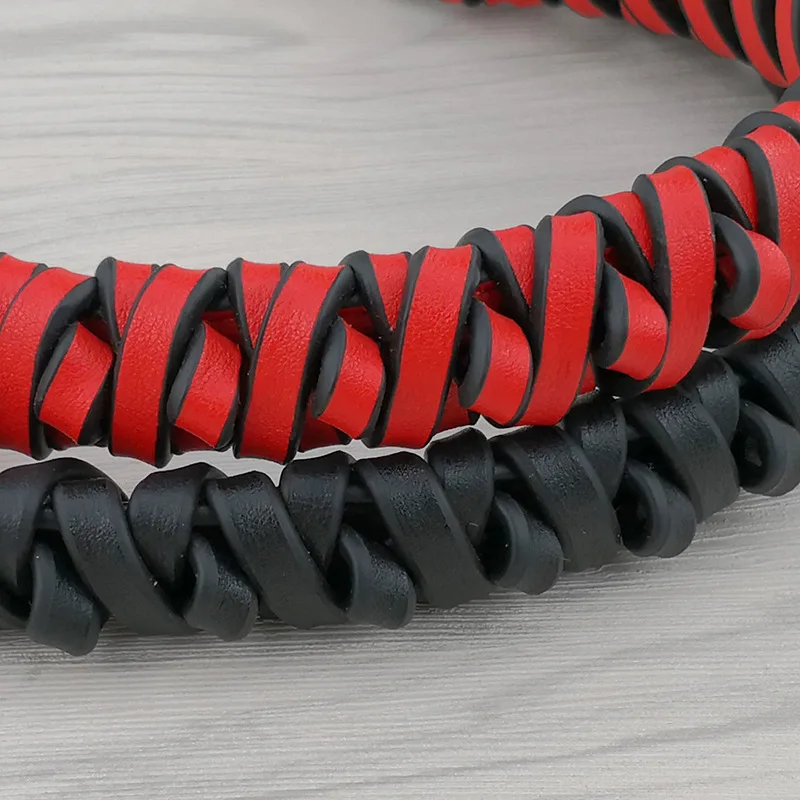 Плетеная кожаная сумка на запястье Модный женский кошелек пояс винтажный