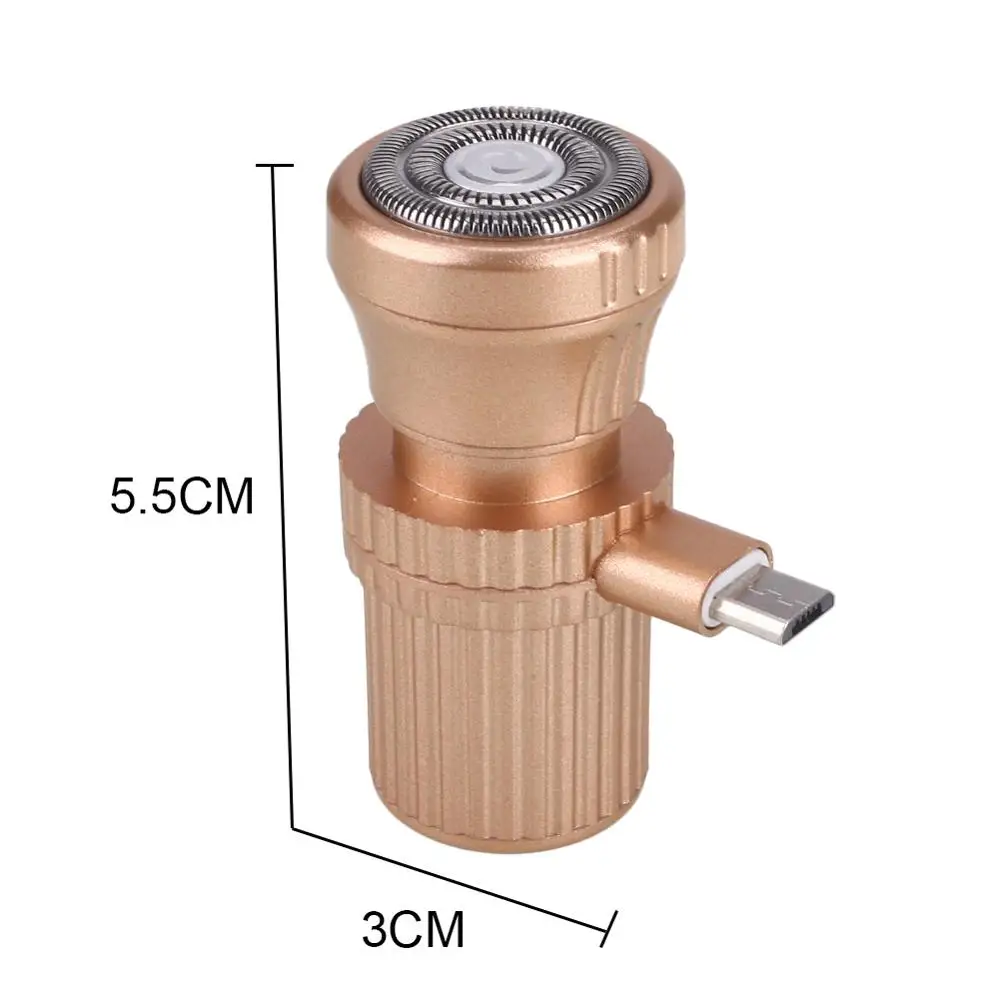 Телефонная бритва для бритья, бритва для мобильного телефона, USB, для подключения телефона на открытом воздухе, портативная бритва, мини-бритва