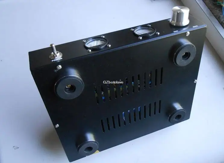 HiFi 6H8C Push 6p1 вакуумный ламповый усилитель односторонний стерео усилитель мощности VU метр ламповый усилитель 6.8вт ×2