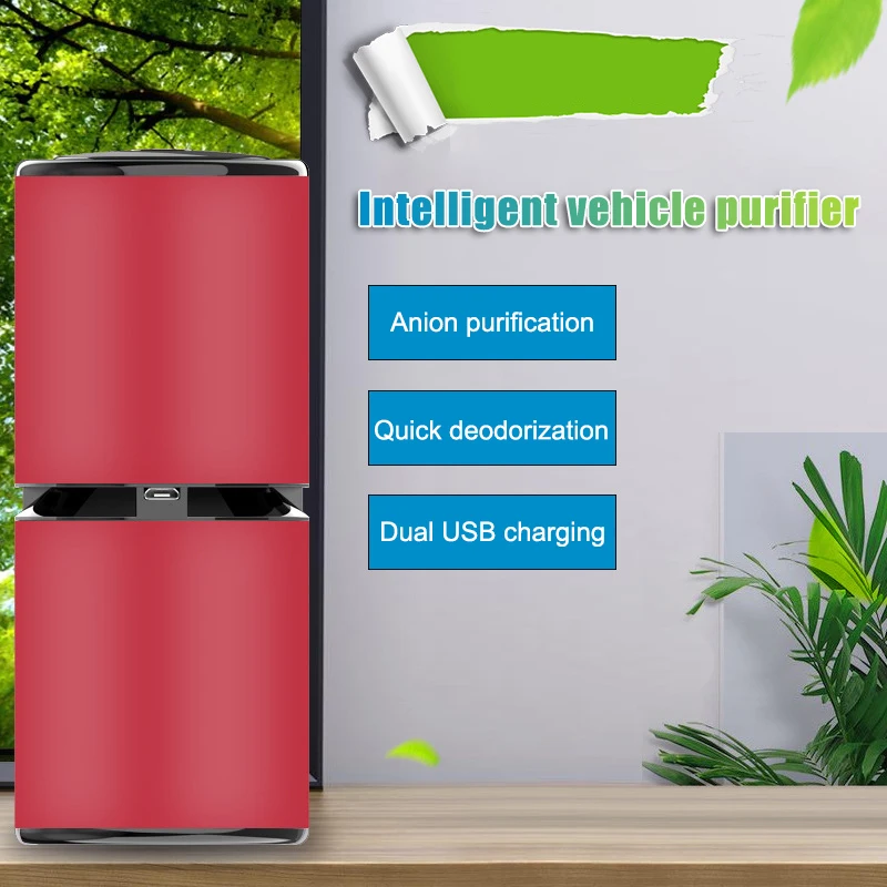 

Car Air Humidifier Aroma USB Mist with Filter Anion Car Home Office Air Purifier HSJ-19
