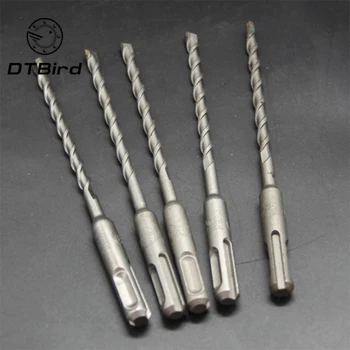 

1PCS 110mm 5/6/8/10 mm SDS Plus Masonry Crosshead Twin spiral Hammer Drill Bits