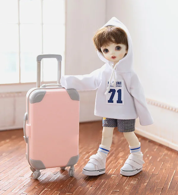 Мебель для кукол чемодан тележка миничемоданчик доступен для 1/6 1/4 BJD куклы Blyth куклы аксессуары