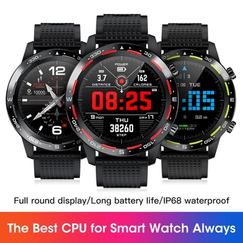 

L12 Smart Watch ECG+PPG IP68 Waterproof Bluetooth Call Blood Pressure Heart Rate Sports Smartwatch For IOS Phone PK L7 M5