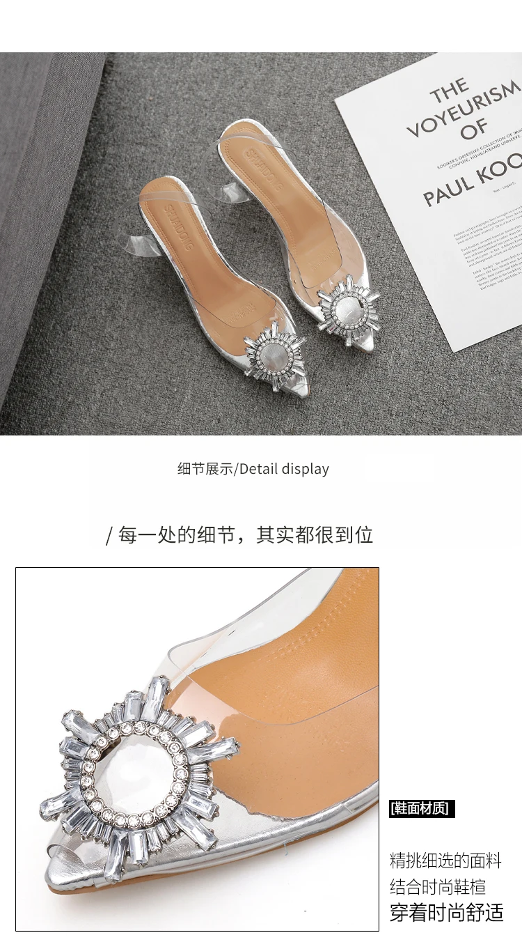 Sexy Ladies Shoes Platform Comfortable Shine Bling Bohemian Sandals for Women Shoes Square High Heels Silver Women Sandals