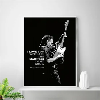

Bruce Springsteen Poster Art Canvas Poster Room Decor (No Frame)