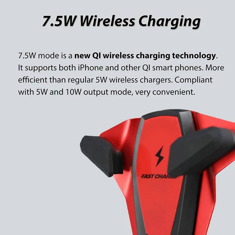 03Qi Wireless Charge Car Mount
