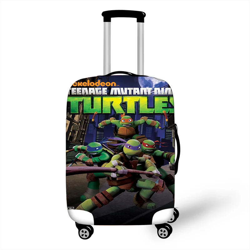 1"-32" Черепашки Ниндзя TMNT толстый Чехол для багажа Аксессуары Эластичный чехол для костюма чехол для путешествий Чехол на колесиках защитные чехлы - Цвет: 005