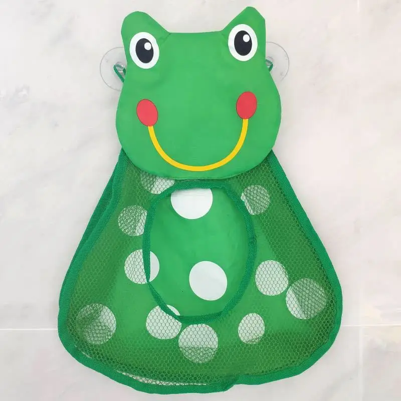 Baby Shower игрушки для ванной для детей школьная сумка для детей Игрушки для ванны из сетчатого материала и прикольной сумочкой с изображением утки, лягушки сумка для хранения с сильной присоской Ванная комната