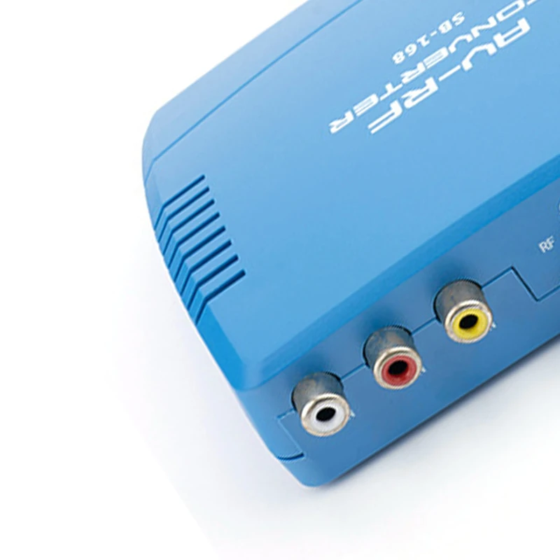 Conversor de Sinal de Vídeo Áudio Padrão do Sinal da Tevê do Sistema de Televisão do Conversor do Modulador do rf av à Tevê 220v ue Eua Plug - Image 6