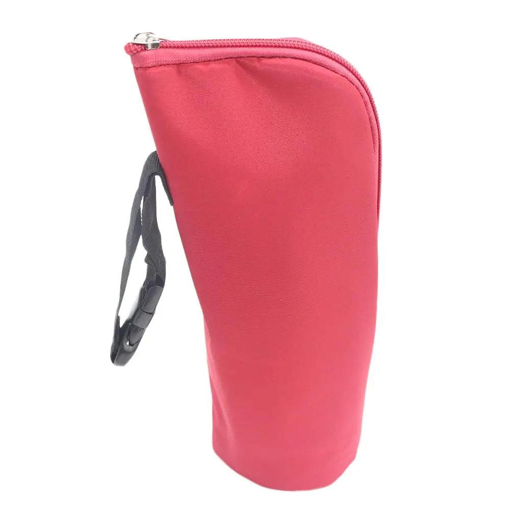 Red Популярная детская бутылочка для кормления, сумка для подогрева молока и воды, изолированная сумка, сохраняющая тепло, свежесть, бутылочка для кормления, сумка-тоут для прогулочной коляски - Цвет: Red