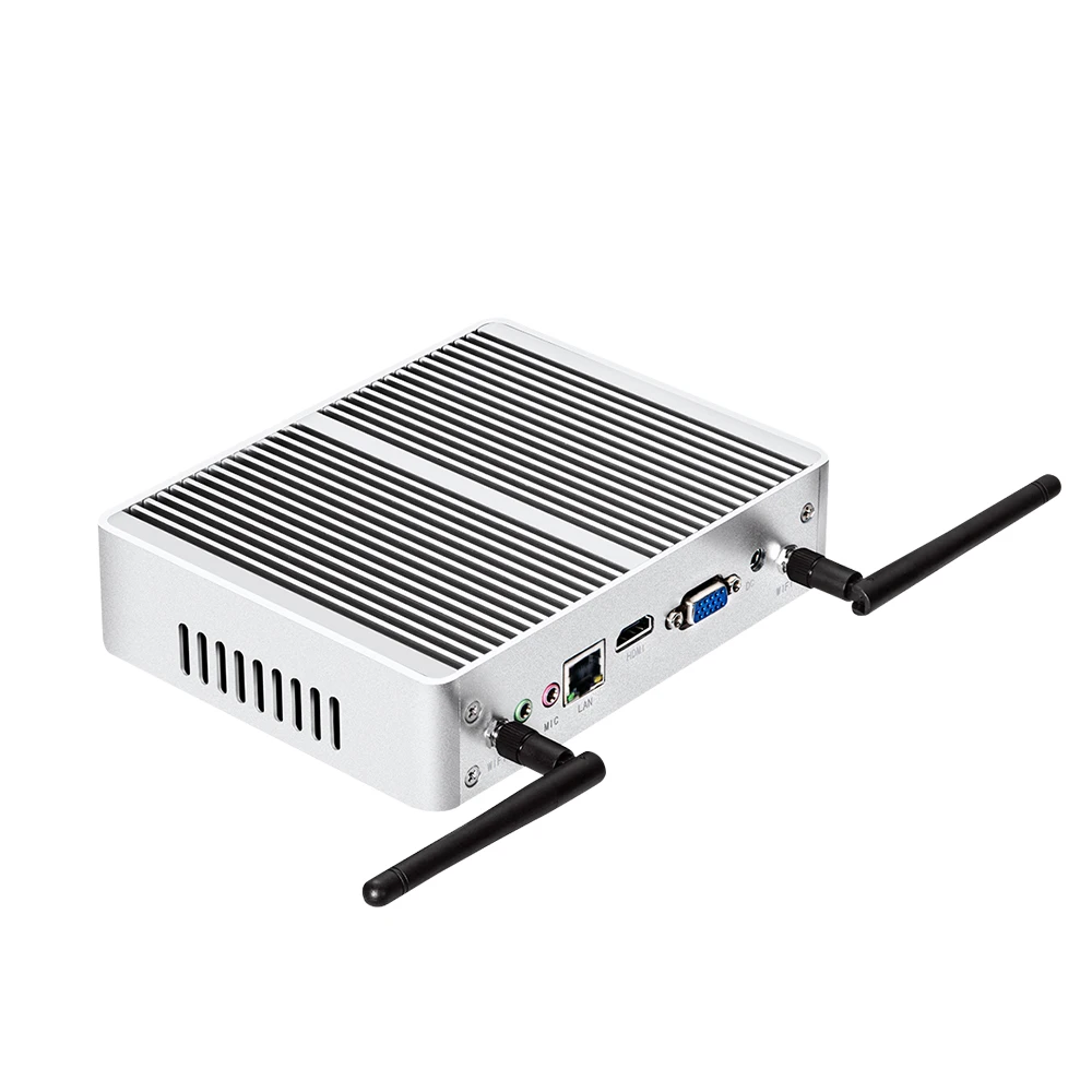 Безвентиляторный мини ПК Core i3 5005U Pentium 4405U Celeron 3855U Windows 10 настольный компьютер с Wi Fi
