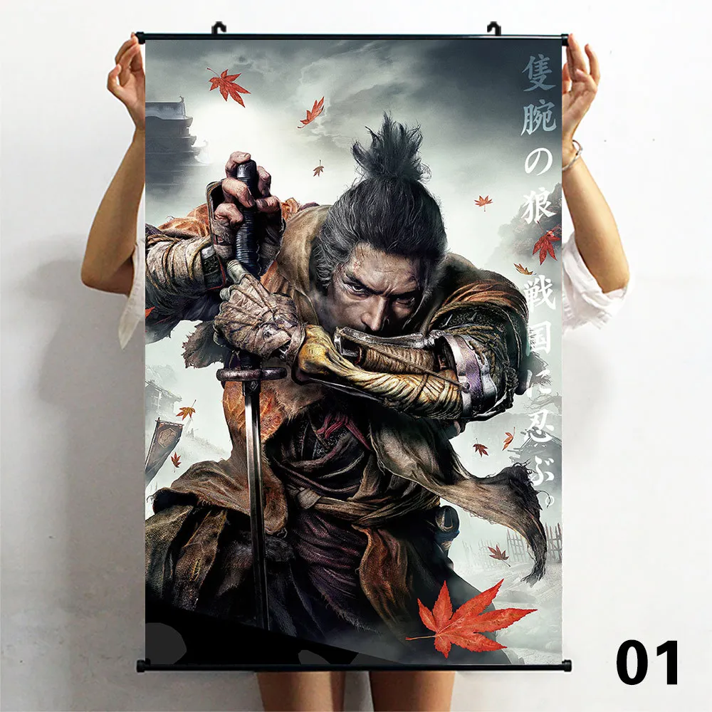 SEKIRO Hidetaka Miyazaki винтажная Классическая игра крафт-бумага плакат живопись наклейки на стену подвесные картины настенные холст