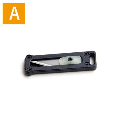 A Black EDC Универсальный мини-нож многофункциональный инструмент для резки бумаги открытый портативный брелок - Цвет: A Black