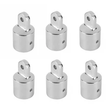 

6PCS 316 Stainless Steel Surface Polished Bimini Top Eye End Cap Fit 3/4'' Dossy