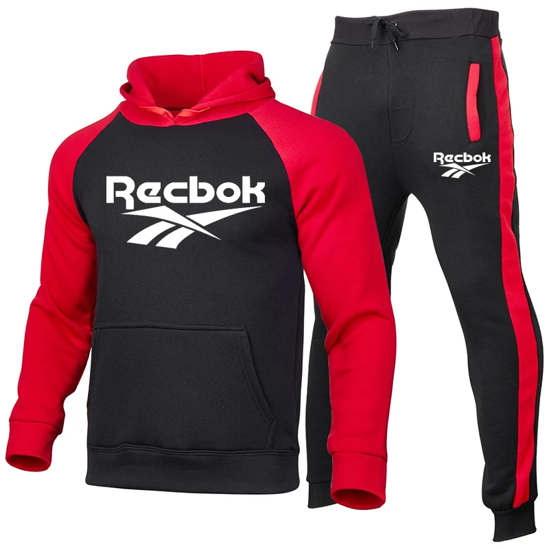 New Tracksuit Men's Sets Fashion Sportswear Color Splice Hoodie Vetement Homme Jogging Track Suit 2-Piece Set Hoodies +Pants New Tracksuit Men's Sets Fashion Sportswear Color Splice Hoodie Vetement Homme Jogging Track Suit 2-Piece Set Hoodies +Pants