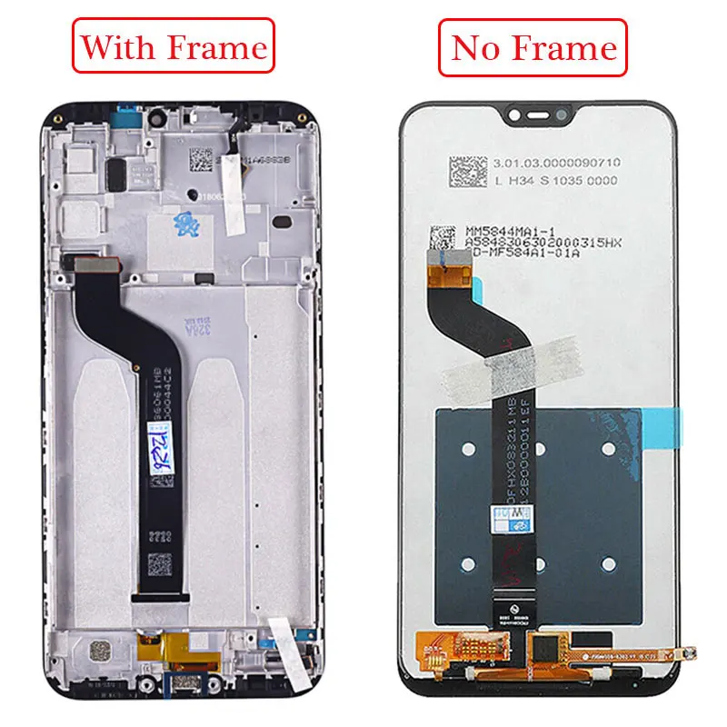 Оригинальный ЖК дисплей для Xiaomi Redmi 6 Pro экран с рамкой Замена экрана Mi A2 Lite