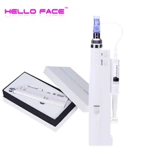 Hydra Injector Derma Pen 2 in 1 Nano Mesotherapy Microneedle Pen Mesogun Portable Smart Injector Pen Facial Treatment Machine
