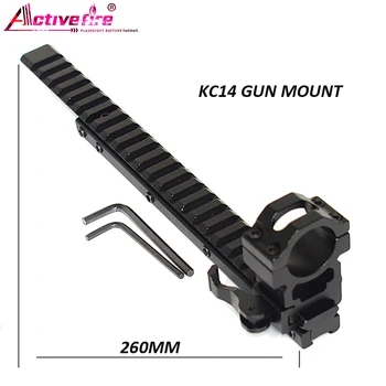 

Tactical One Piece Flat Top 25mm Double Ring Higher Profile Scope Mount 20mm RIS Rail Picatinny Rail For Airgun Rifle GUN mount