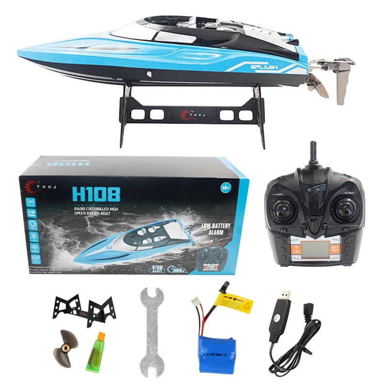 

Tkkj Remote Control High Speed Speed Boat