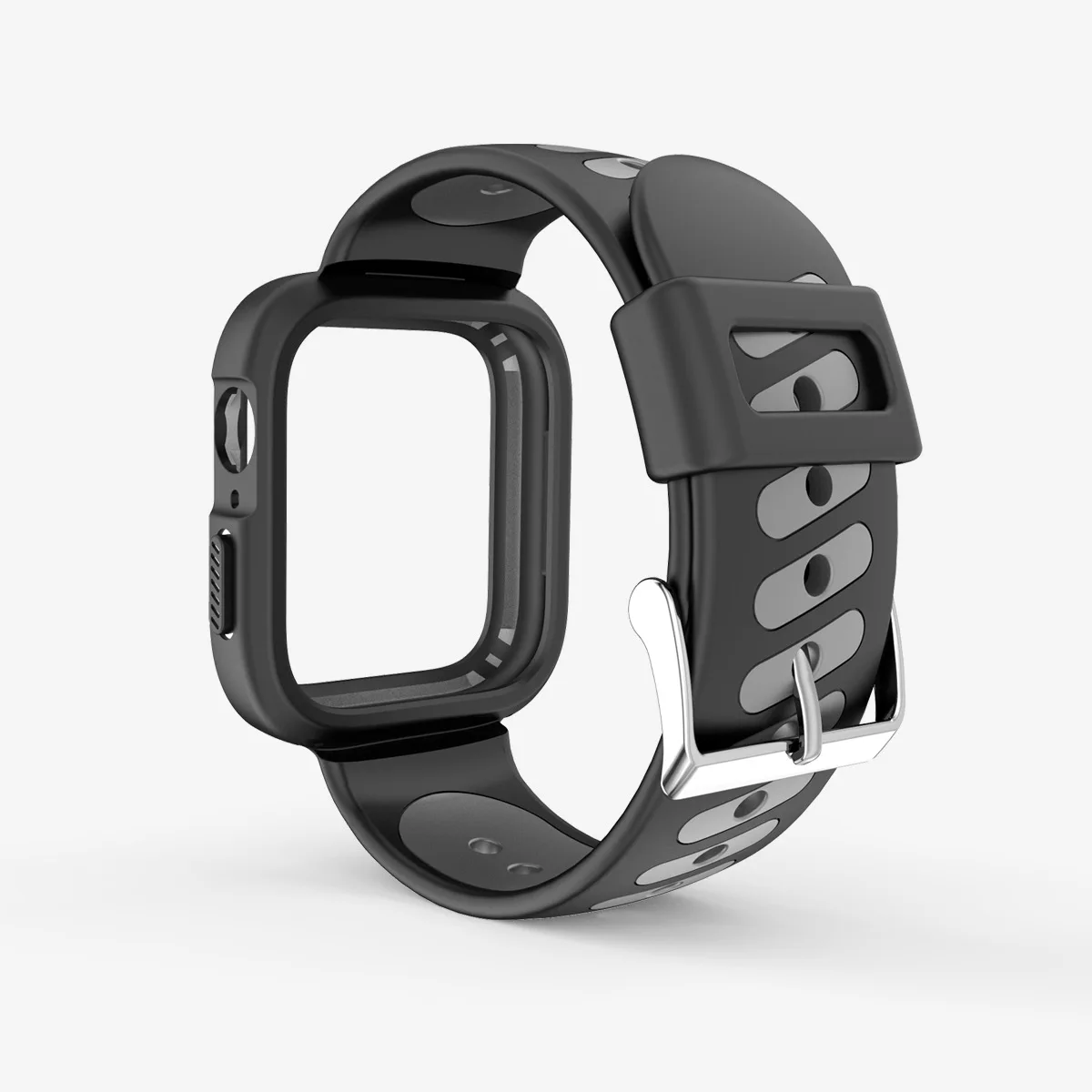 Чехол+ ремешок для apple Watch 3 ремешок 38 мм 42 мм iWatch ремешок 42 мм 38 мм мягкий дышащий силиконовый ремешок для часов Браслет apple watch 3 2 1
