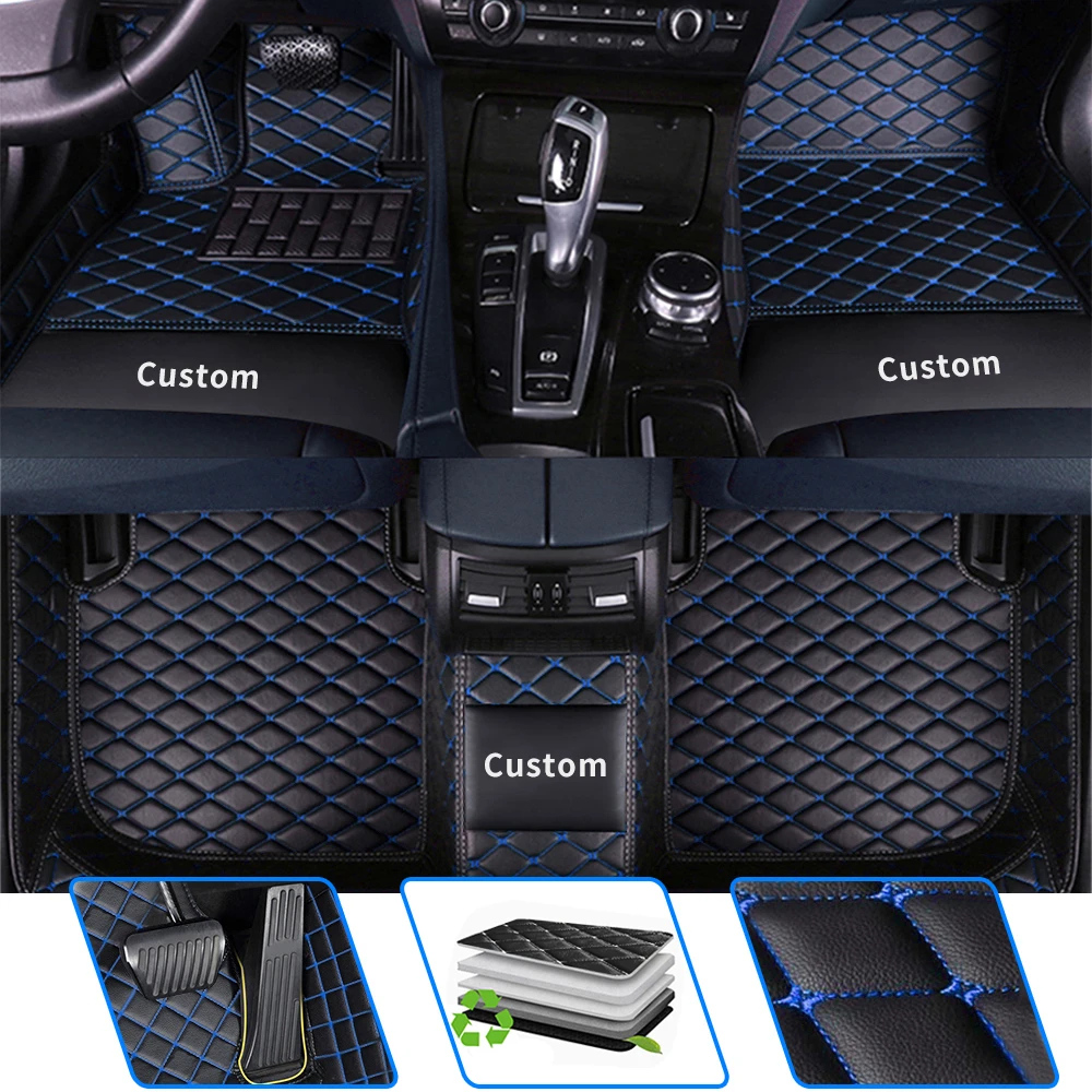 【フットパッ】 Muchkey Custom Diamond Floor Mats for Honda CRV Accord HRV
