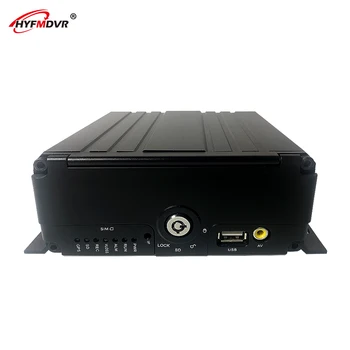 

HYFMDVR 4CH MDVR bus/boat/car dvr SD truck monitor host support 4G GPS remote positioning NTSC/PAL mode