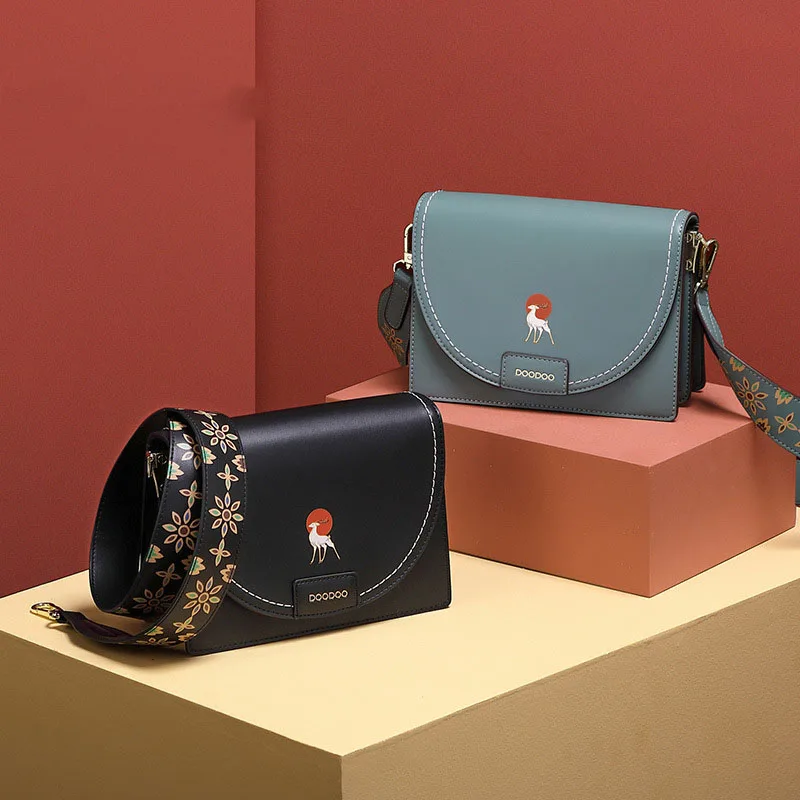 

Crossbody bags for women 2020 high quality luxury leather Green Soft Shoulder Messenger Bag Small Flap Bag for Girls Handbag
