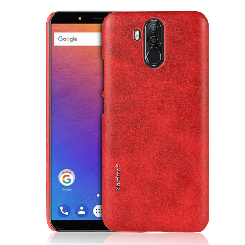 Чехол для Ulefone power 3, чехол для Ulefone power 3 S, деловой чехол для Oukitel K6 Vernee X, Обложка на заднюю панель из искусственной кожи, чехол для телефона - Цвет: RED