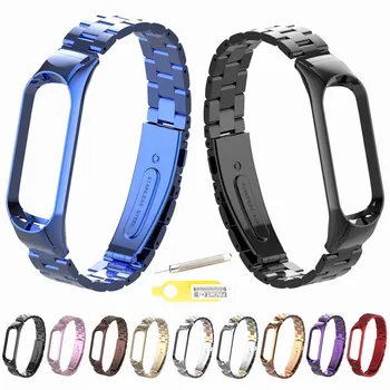 

Metal Wrist Strap for Mi Band 5 Global Smart Bracelet
