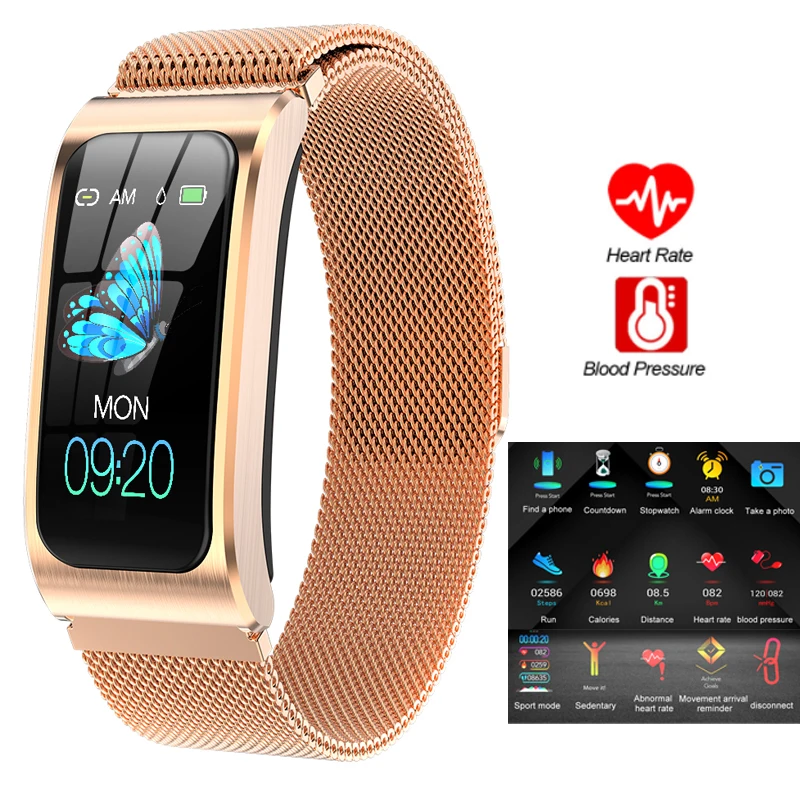 

Smart Bracelet Smart Watch Heart Rate Sleep Monitor Blood Pressure Fitness Tracker Waterproof Colorful Sports Watch Android IOS