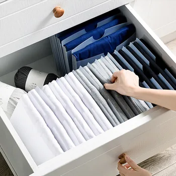 

5PCS Lazy Folding Clothes Board Innovative Folding Clothes T-shirt Shirt Wardrobe Storage Organizer Dustproof Storage Board