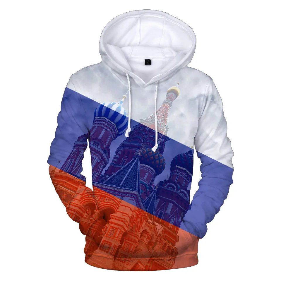 

New Fashion Russian Flag 3d Print Hoodie Men's Women's Hoodie Casual Long Sleeve Pullover Teen 3D Hooded Sweatshirt Harajuku Top