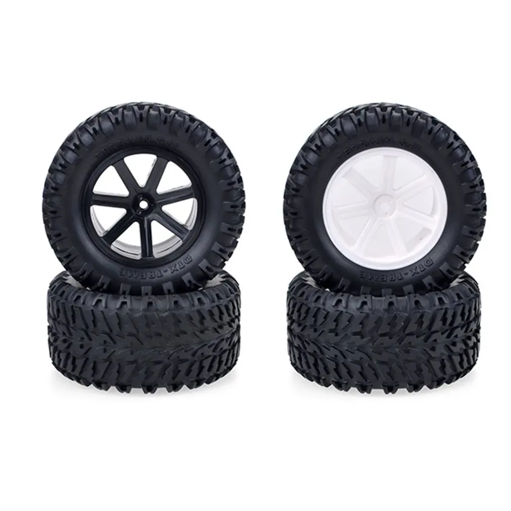 

Lightning Pattern Tire Wheel Hsp Part 08071 Wheel Complete 08008 & 08043 For Himoto 1/10 Rc Truck Truggy