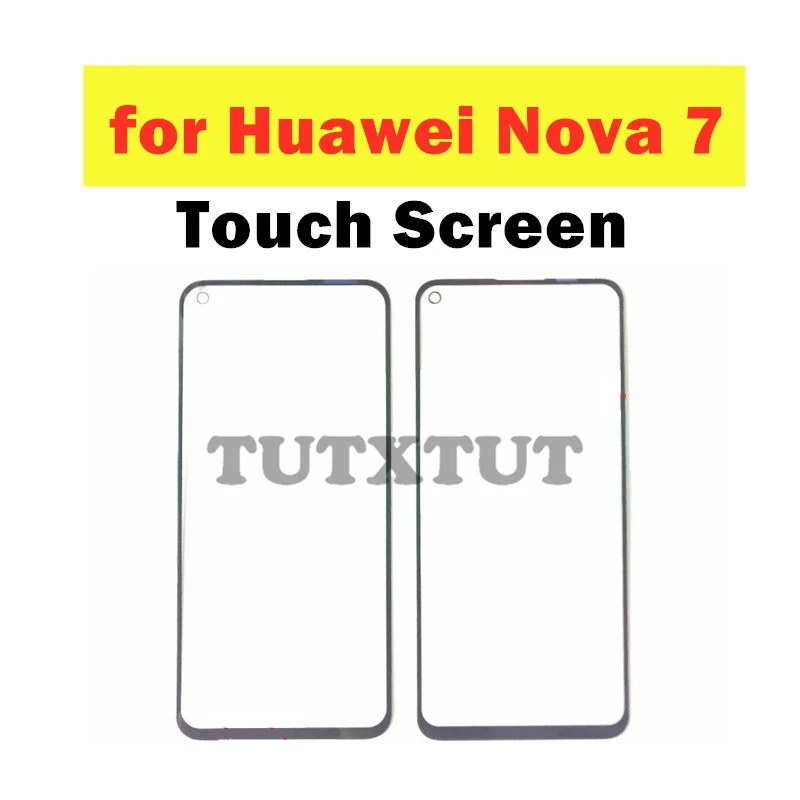 Для Huawei Nova 7 сенсорный экран стеклянная Сенсорная панель Передняя дигитайзер