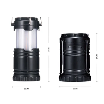 

Outdoor Tent Night Light Lighting Tool With Handles Camping Lantern Portable Battery Powered Folding New