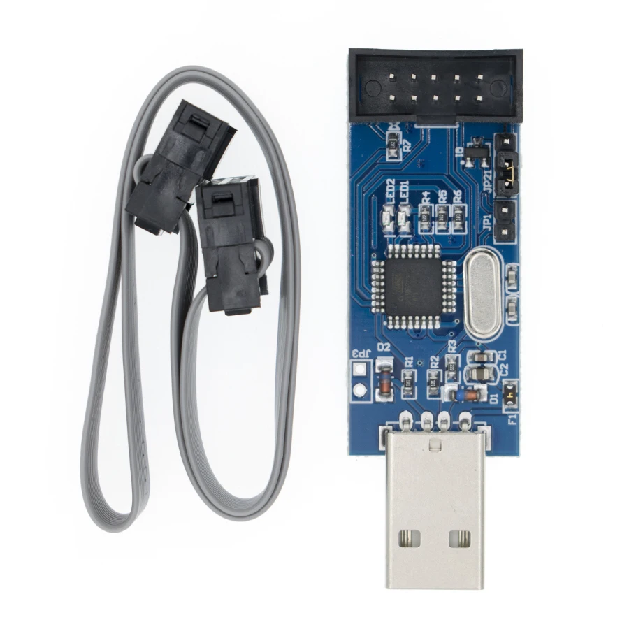 Программатор USB ISP ASP ATMEGA8 ATMEGA128 с поддержкой Win7 64K 1 шт.|avr programmer|usb ispisp programmer |