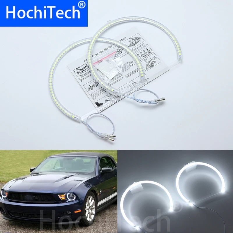 Ультра яркий SMD белый светодиодный ангельские глазки halo ring kit дневной ходовой