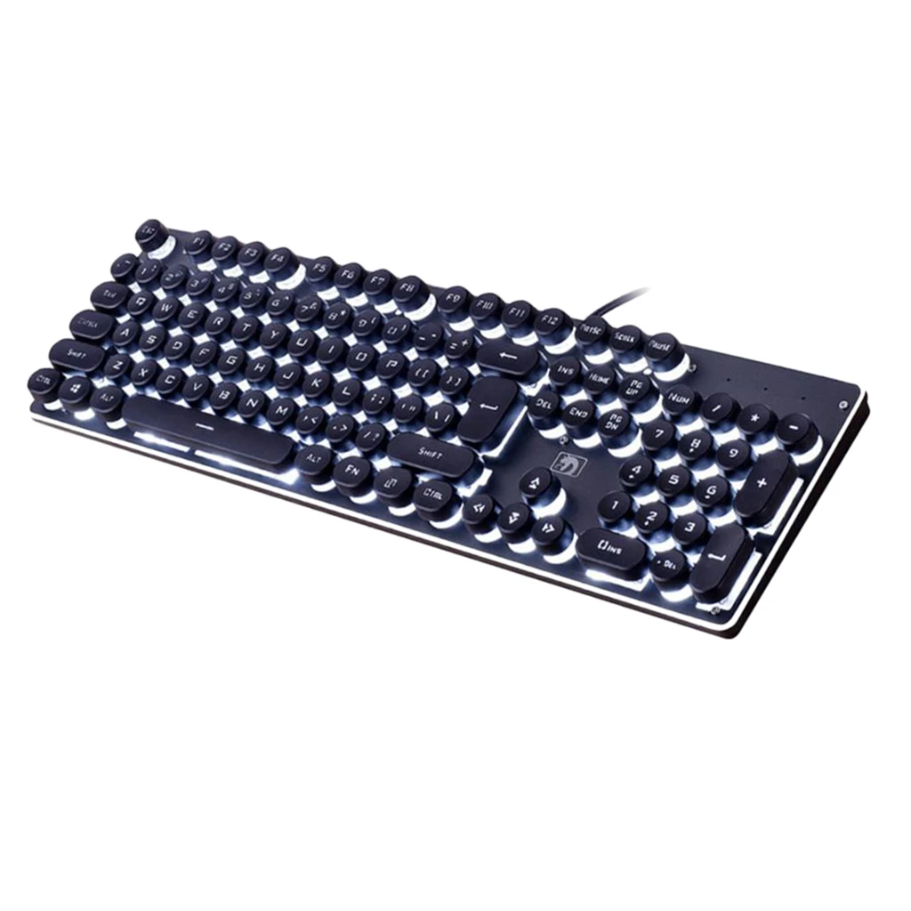 Backlit Computer Keyboard LED Illuminated Keyboard For Gaming Professional