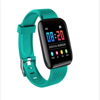 

2019 amazon top seller smart watch wholesale cheaper price Touch Screen fitness tracker smart bracelet 116plus