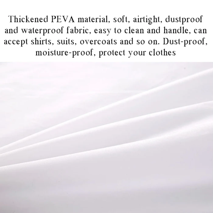 Clothes Dress Garment Dustproof Cover Bag Suit Coat Storage Protectors for Home Hotel@LS