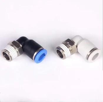 

PL 10-N04 tube size 10mm-1/2 NPT thread Pneumatic Male Thread 90 Degree Elbow Pipe Quick Fittings