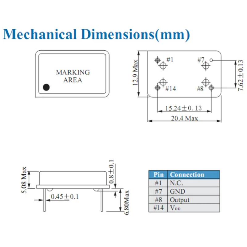 2 개/몫 수정 발진기 스루홀 활성 수정 OSC DIP-4 직사각형 시계 진동 전체 크기 6M 6MHZ 6.000MHZ 4Pin