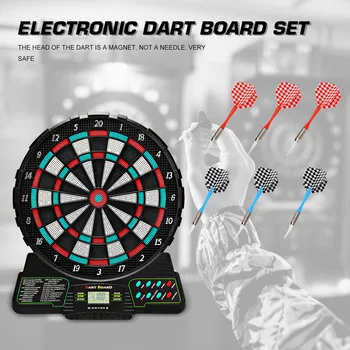 

Hot LCD Display Electronic Dartboard Automatic Scoring 18 Games 159 Options Dart Game Set for 8 Players Dropshipping Game Tool