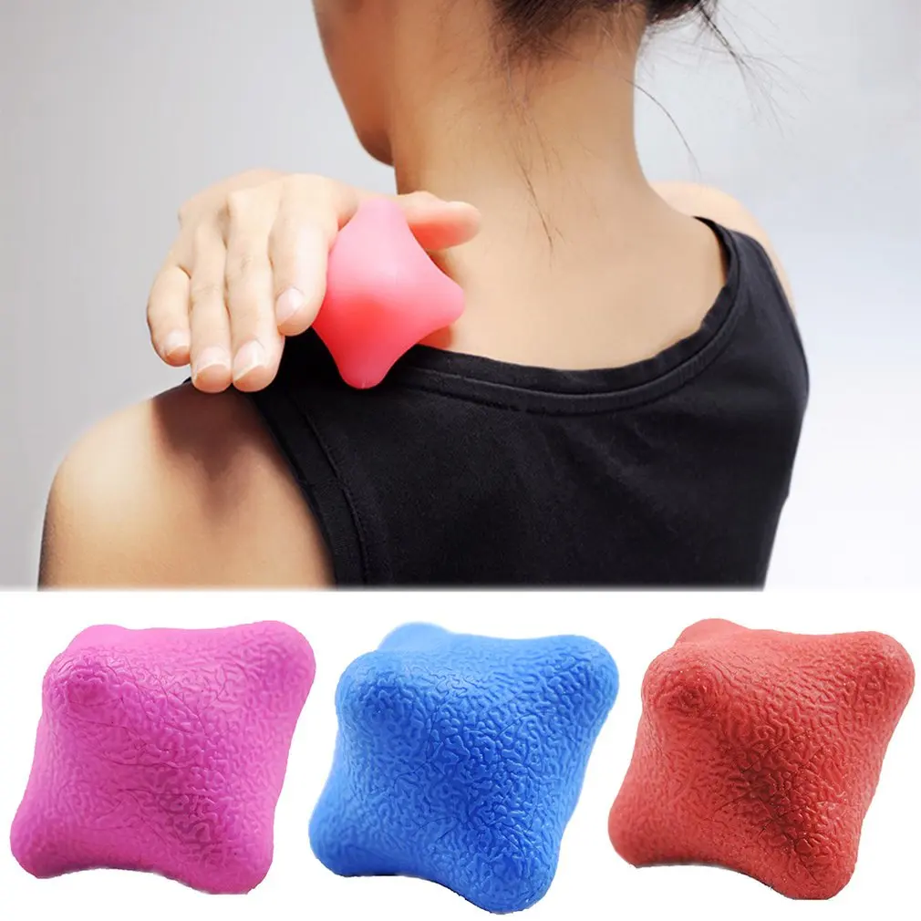 tpr hex fascia ball massage ball fitness running sports body